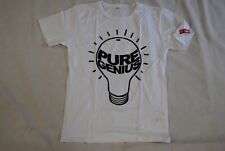 PUREWEAR CLOTHING PURE GENIUS WHITE T SHIRT NEW OFFICIAL BRAND PURE WEAR RARE