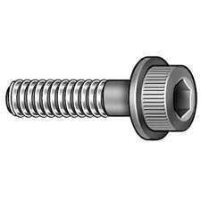 Zoro Select Scfs206020-010P1 M6-1.00 Socket Head Cap Screw, Black Oxide Steel, - US