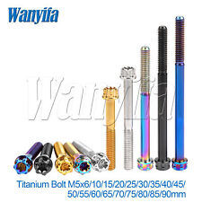 Wanyifa M5 Titanium Bolt Flange Torx Head Screws For MotorcycleAccessories GR5 - CN