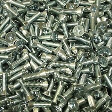 (750) 1/4-20 X 7/8" Phillips Flat Head Machine Screw Zinc Plated - West Bend - US"