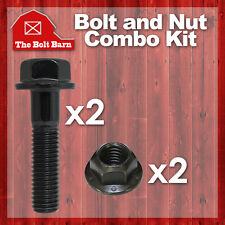 (2) 3/4-10x4-1/2 Grade 8 Hex Flange Bolts & (2) 3/4-10 Gr.G Flange Lock Nuts - Cleveland - US