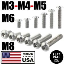 M3 M4 M5 M6 M8 Titanium Grade 5 ISO 7380 Button Head Bolts Screws Fastener - Irvine - US