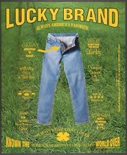 Lucky Brand Jeans America’s Favorite Vintage Print Ad October 1997