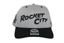 Rocket City Trash Pandas MILB Minor League Baseball 47 Brand Blk/Gry Adjustable