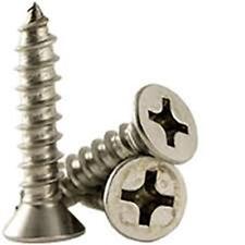 Stainless Steel Flat Head Phillips Sheet Metal Screws #8 X 1-1/2 Qty-50 - Pasadena - US"