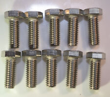 3/8-16 X 1-1/4 Stainless steel hex head grade 5 standard bolts 10pcs - Winchester - US"