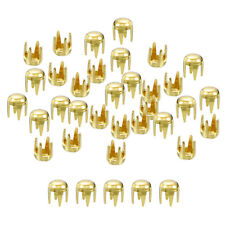 200Pcs 2mm Gold Round Dome Studs for Leather Craft Accessories