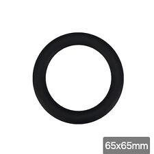 1 pc. Silicone Focal Bead, Beadable accessories Round ring Black