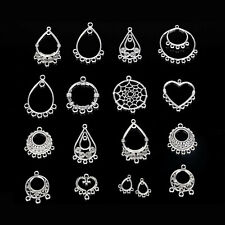 10 Pair Jewelry DIY Accessories Alloy Mixed Hole Chandelier Connector Findings