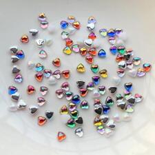 Glittering Heart jewelry accessories Rhinestones Scrapbook crafts Nail Art Desig