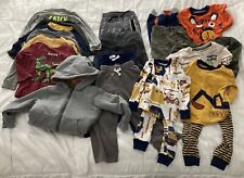 Toddler Boys 3T Winter Lot 19 Items Pants Long Sleeves Pjs Jacket