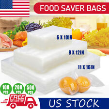100-500 Quart Vacuum Sealer Bags 8x12 6x10 Embossed Food Saver Storage Package