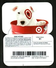 TARGET Bullseye in a Bucket ( 2010 ) Gift Card ( $0 ) - RARE