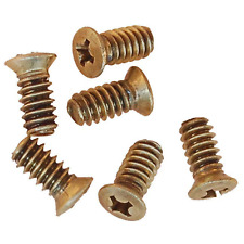 Set Screw for doorknobs Polished Brass Phillips Head 10-24 Thread Plain Straight - Hygiene - US