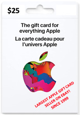 CANADIAN APPLE GIFT CARD CANADA CANADIAN ITUNES CARD MUSIC MOVIE APP STORE $25