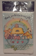Thank You Notes Cards New Baby Gifts + Envelopes Noah’s Ark by Tender Thoughts