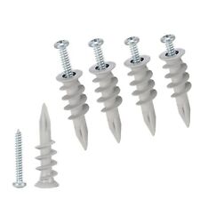 Self Drilling Drywall Plastic Anchors with Screws, Expansion Screws 56 Pieces... - Winston Salem - US