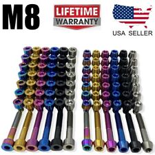 M8 Titanium Anodized Color Tapered or Square Allen Socket Head Cap Bolt Fastener - Irvine - US