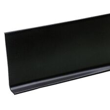 Zoro Select 5Mfj6 Wall Base Molding, Black, 48 In. L - US