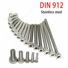 M1.4 M1.6 M2 M2.5 304 Stainless Steel Hex Socket Cap Head Screws Bolts DIN912 - CN