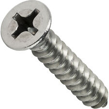 #12 x 1/2 Phillips Flat Head Sheet Metal Screws Stainless Steel Qty 25 - West Hempstead - US"