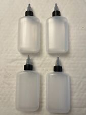 CLP LSA Weapon Gun Oil 4 Oz Military Bottle Clear USA Empty Lot of 4