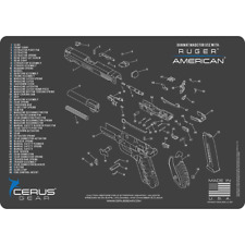 RUGER AMERICAN SCHEMATIC HANDGUN MAT Cerus Gear