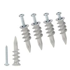 Self Drilling Drywall Plastic Anchors with Screws Expansion Screws 56 Pieces (2 - Denver - US