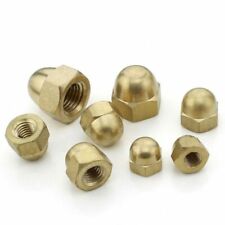 Solid Brass Hex Dome Nuts High Quality Acorn Cap Nuts M3~M14 For Bolts & Screws - CN