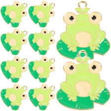 10 Pcs Craft Supplies Charms Frog Jewelry Accessories Necklace Cartoon