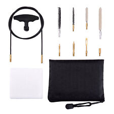 .177 Cal & .22 Cal Airgun Cleaning Kit with Cotton Mop Nylon Brushes Flex Cable