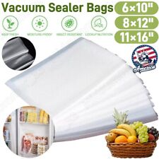 6x10 8x12" 11x16" Vacuum Sealer Bags Food Saver Sealing Machine Kitchen Storage"