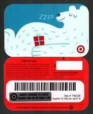 TARGET Sleeping Polar Bear ( 2008 ) Gift Card ( $0 )