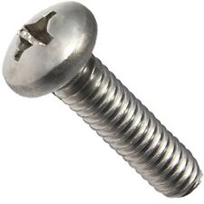 1/4-20 x 2-3/4 Pan Head Machine Screws Phillips Drive Stainless Steel Qty 10 - West Hempstead - US"