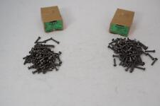 200 NOS USA Made #4-40 x 5/8 Slotted Iron ROUND Head Machine Screws - CA"