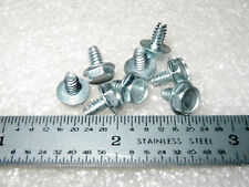 6-32 X 1/4 SCREW HEX WASHER HEAD ZINC STEEL - 100 pcs - Watsonville - US"