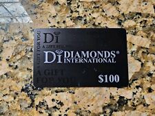 Diamonds International Or Tanzanite International $100 Gift Card Exp 12/31/27￼