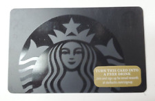 Starbucks gift card 2014 Black Siren