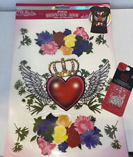 A love themed combo accessories transfers & iron ons/jewels creative craft new