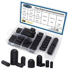 Rubber Vacuum Caps Plug Kit 110 PCS Assorted Vacuum Plugs Hose End Caps Assor.. - Minooka - US