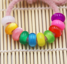 new Resin Imitation Cat Eye Big Hole Multicolor Beads DIY Jewelry Accessories