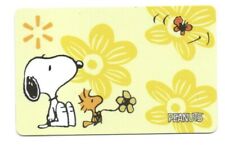 Walmart Snoopy Woodstock Spring Butterfly Gift Card No$ Value Collectible 102993