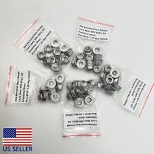 10PCS M10*1.25 304 Serrated Hex Flange Lock Nuts DIN 6923 A2 Stainless Steel - Perth Amboy - US