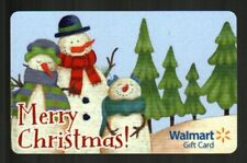 WALMART Merry Christmas, Snowman Family ( 2010 ) Gift Card ( $0 )