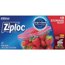 Ziploc Qt. Food Storage Bag (48-Count) 310 Ziploc 310 025700003106