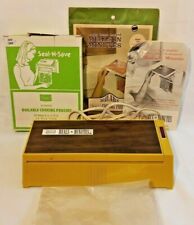 Vintage Sears Meals in Minutes Kitchen Food Sealer Wall Mount with Extra Bags