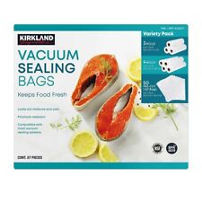 Kirkland Signature Vacuum Sealing Bags Assortment Pack Food Preserves Wrap USA
