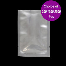 2.25x3.5in Clear Transparent Polythlene Heat/Vacuum Sealable Food-Safe Bag M06