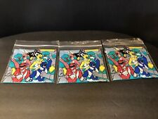 3 Vintage Power Rangers 1994 Fun Designs Saban Food Sandwich Zip Plastic Bags