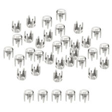 100Pcs 2.5mm Silver Round Dome Studs for Leather Craft Accessories